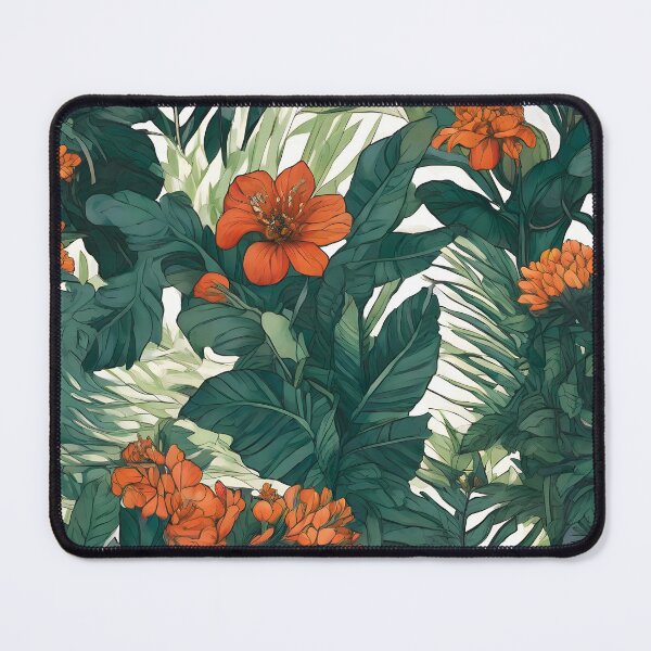 Item preview, Sessions in the jungle - flower pattern design designed and sold by fl0werfact0ry.