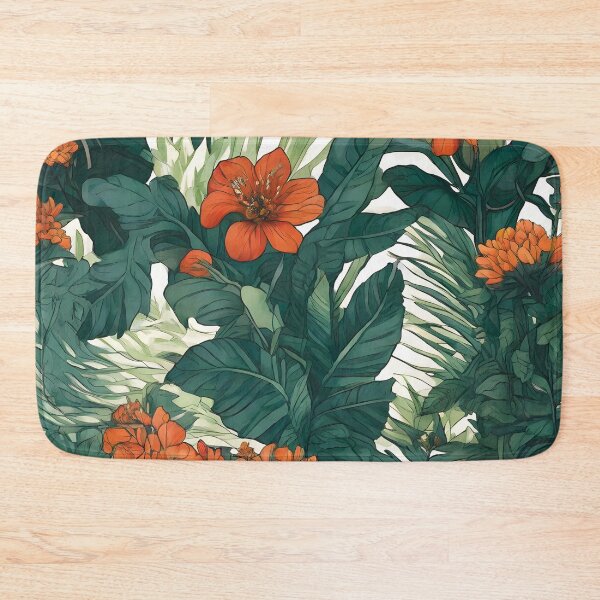 Item preview, Sessions in the jungle - flower pattern design designed and sold by fl0werfact0ry.