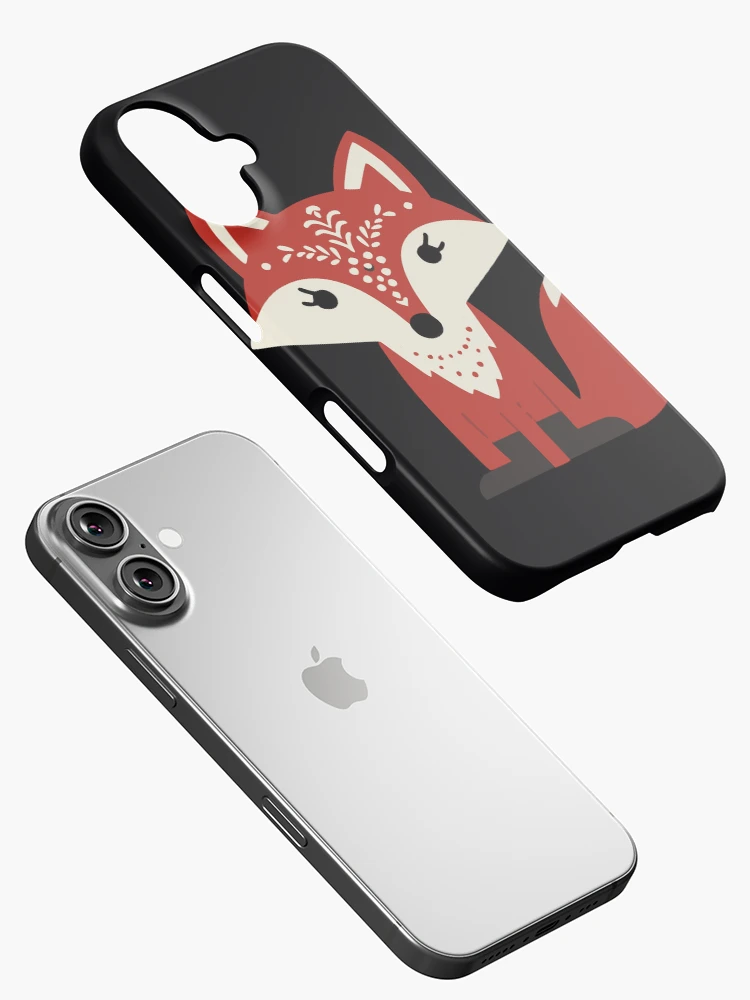 Thumbnail 2 of 4, iPhone Case, Fox designed and sold by FunkyPattern.
