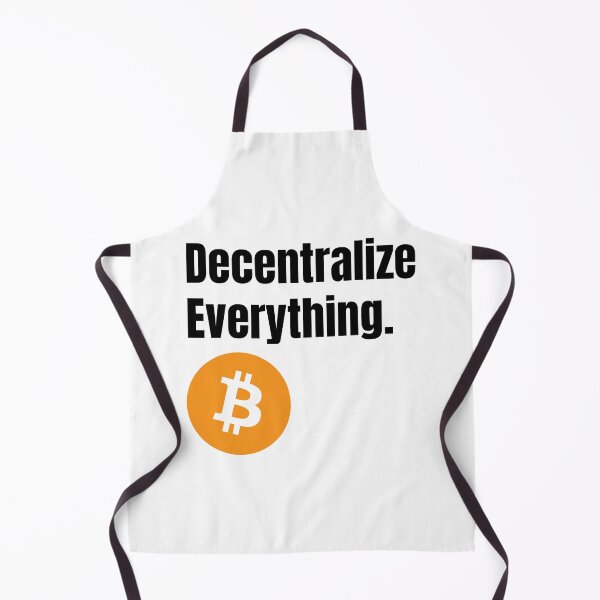 Item preview, Decentralize everything Bitcoin Crypto Design designed and sold by NoCompetition.