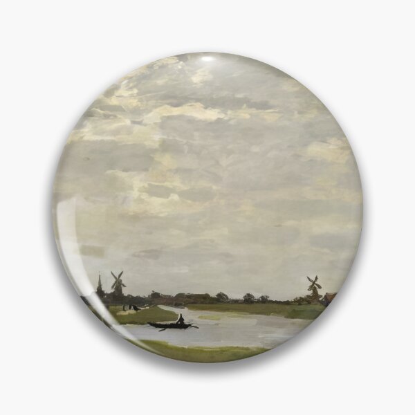 Item preview, Windmills at Haaldersbroek, Zaandam - 1871 - Claude Monet designed and sold by dottyshai.