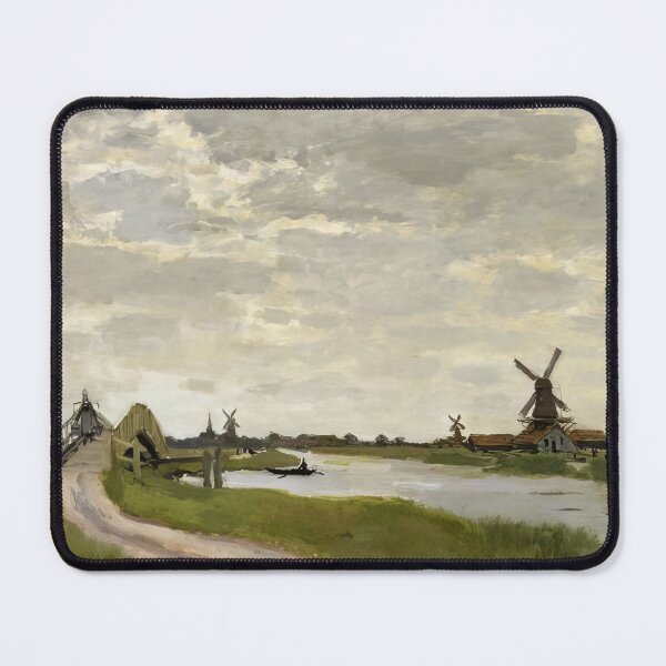 Item preview, Windmills at Haaldersbroek, Zaandam - 1871 - Claude Monet designed and sold by dottyshai.