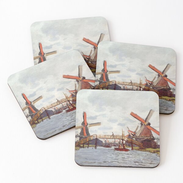 Item preview, Windmills near Zaandam - 1871 - Claude Monet designed and sold by dottyshai.