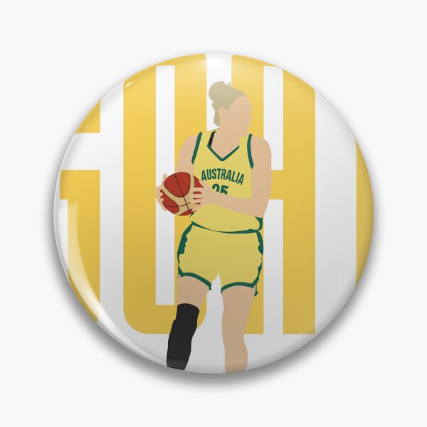 Item preview, Lauren Jackson - GOAT Australian Opals (yellow) - White T-shirt designed and sold by FlindersStreet.