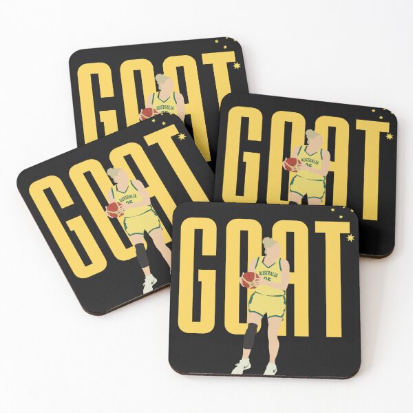 Item preview, Lauren Jackson - GOAT Australian Opals (yellow) - White T-shirt designed and sold by FlindersStreet.
