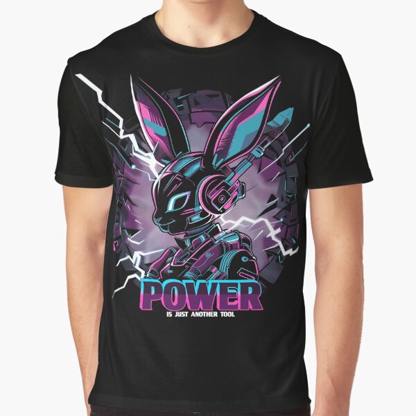 Vista previa del artículo con la obra «Bunny Power - El primer descendiente», diseñado y vendido por Randy Verschueren.