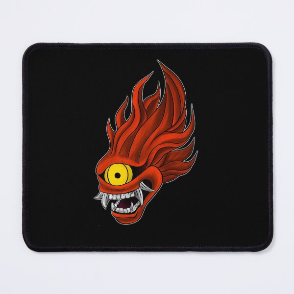 Item preview, Hitodama - Fiery Cyclopean Demon Mask  designed and sold by insidelukeshead.