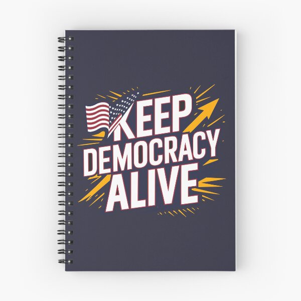 Item preview, Keep Democracy Alive - Patriotic American Flag Design for Political Enthusiasts designed and sold by FEBRICAST.
