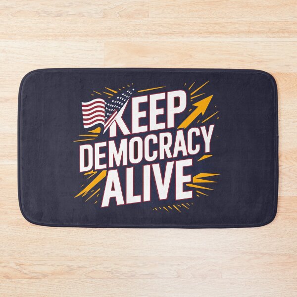 Item preview, Keep Democracy Alive - Patriotic American Flag Design for Political Enthusiasts designed and sold by FEBRICAST.