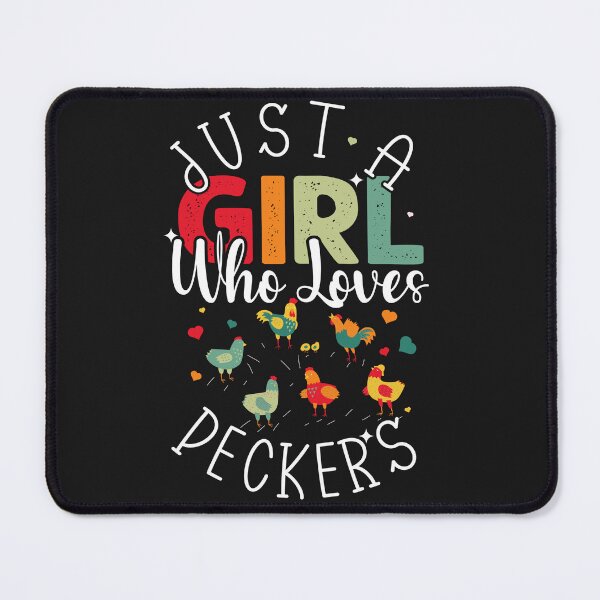Item preview, Just a girl who loves Peckers Retro Vintage Chicken Lover Funny Saying designed and sold by REDDLINE.