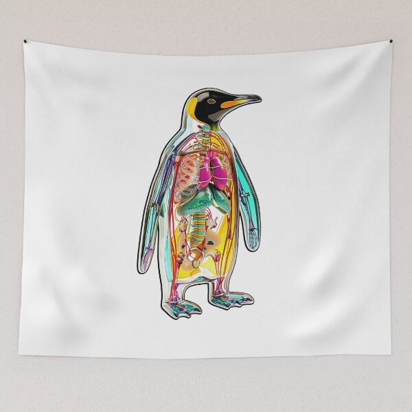 Item preview, Anatomy of a penguin designed and sold by MagicColorPrint.
