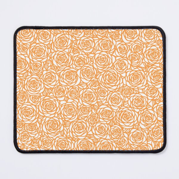 Item preview, Royal Orange Surreal rose pattern designed and sold by Pixevol.