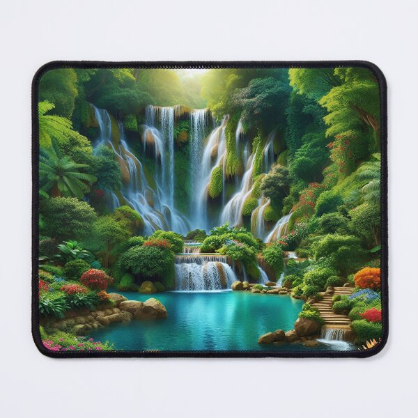 Item preview, Enchanted Waterfall Oasis designed and sold by Fashiospice07.