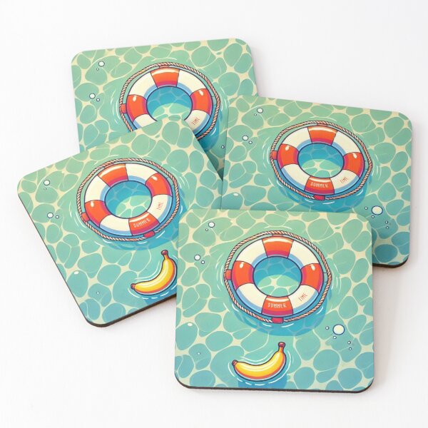 Item preview, Banana and water - lifebuoy to the rescue designed and sold by Funny-Banana.