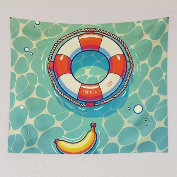 Item preview, Banana and water - lifebuoy to the rescue designed and sold by Funny-Banana.