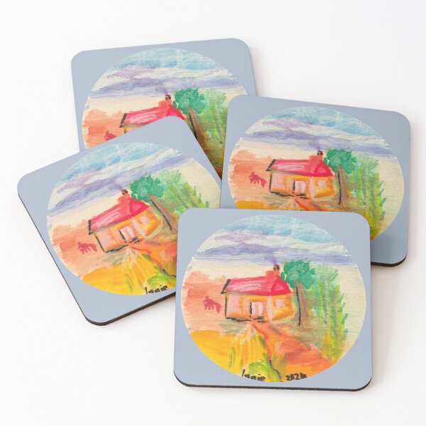 Item preview, Farmhouse in Watercolour designed and sold by Lanie B Meyer.
