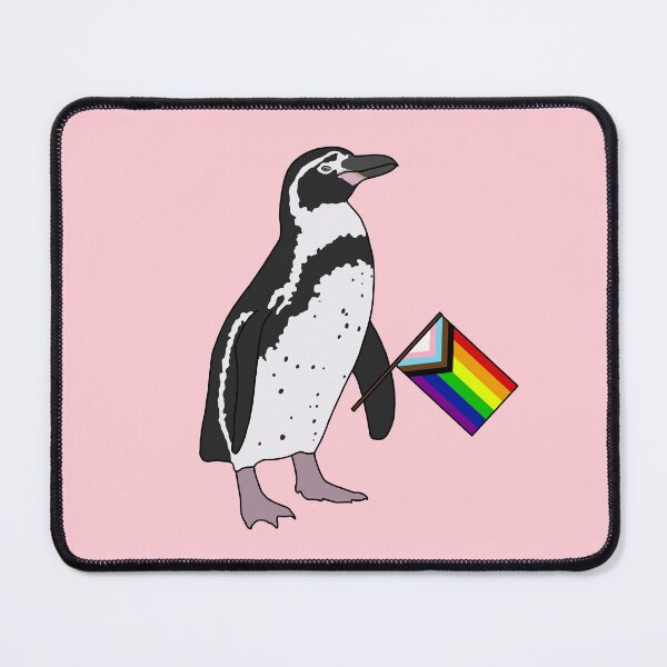 Item preview, Humboldt Penguin with Pride Flag designed and sold by taylorrowan.