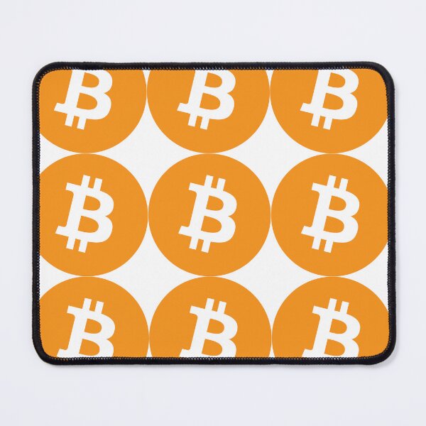 Item preview, Monogram Orange Bitcoin Logos designed and sold by NoCompetition.