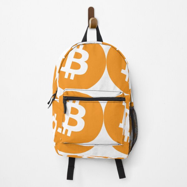 Item preview, Monogram Orange Bitcoin Logos designed and sold by NoCompetition.