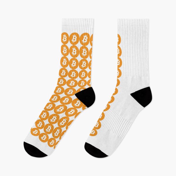 Item preview, Orange Bitcoin Logos Monogram designed and sold by NoCompetition.