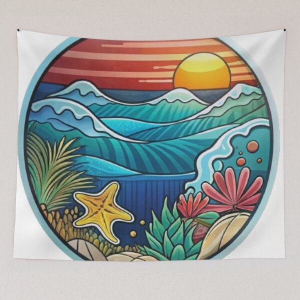 Item preview, Sea and sun view designed and sold by catcraftss.