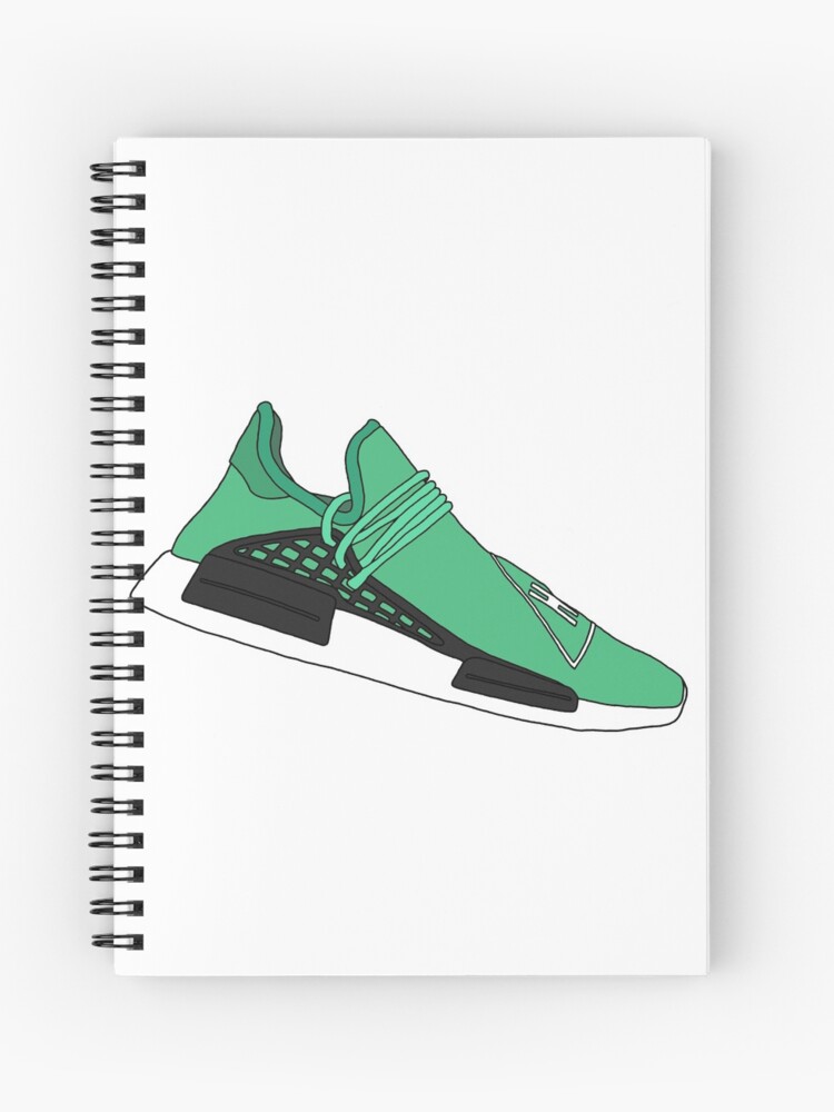 Human Race NMD 'Green'" Spiral Notebook by DKHR | Redbubble