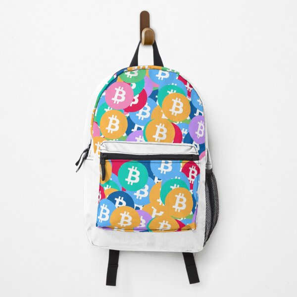 Artikelvorschau, Rundes, farbenfrohes Bitcoin-Logo-Krypto-Design entworfen und verkauft von NoCompetition.