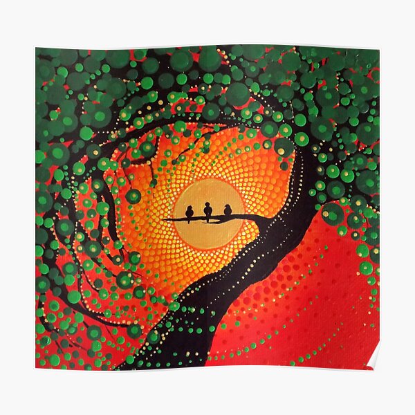Rasta Three Little Birds Poster