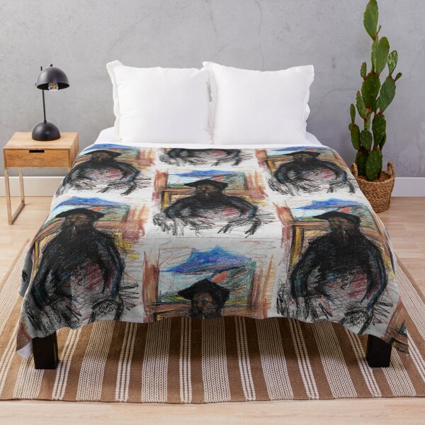 Item preview, Cat art inspired by Self Portrait in his Atelier by Cloude Monet designed and sold by DipakSonarArt.
