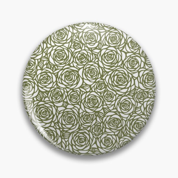 Item preview, Olive Surreal rose pattern designed and sold by Pixevol.