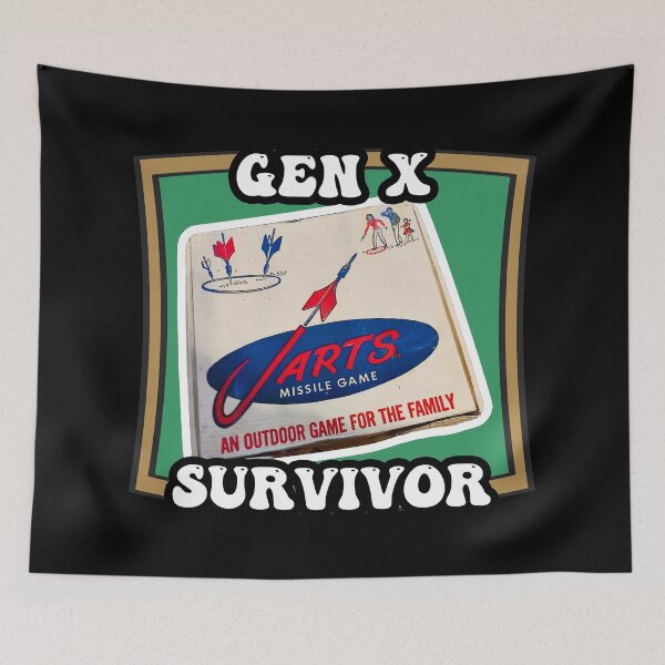 Item preview, I Survived Lawn Darts- JARTS - 80s toys - LAWN DART SURVIVOR - GenX - 80s games - Vintage Games designed and sold by originalsusie.