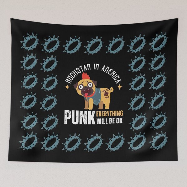 Item preview, Rock Star Dog Punk designed and sold by CHANCHANAI.