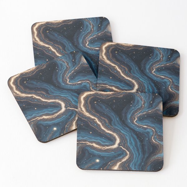 Item preview, Flowing Universe: Abstract Cosmic River designed and sold by Slick-Waffles.