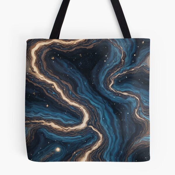 Item preview, Flowing Universe: Abstract Cosmic River designed and sold by Slick-Waffles.