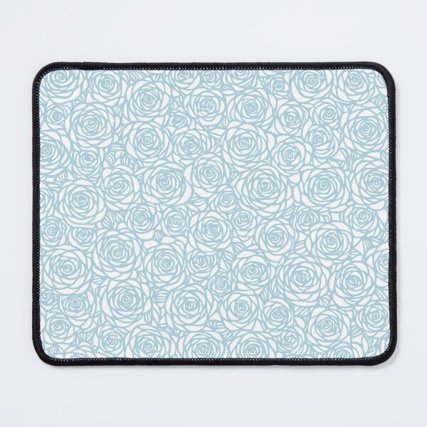 Item preview, Baby Blue Surreal rose pattern designed and sold by Pixevol.
