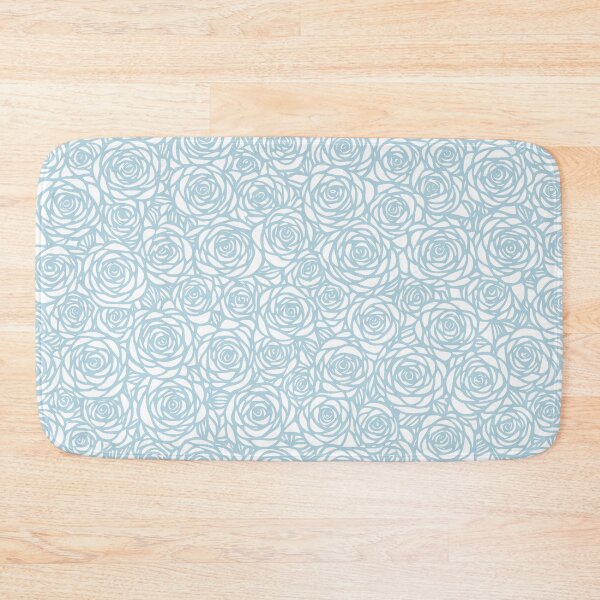 Item preview, Baby Blue Surreal rose pattern designed and sold by Pixevol.