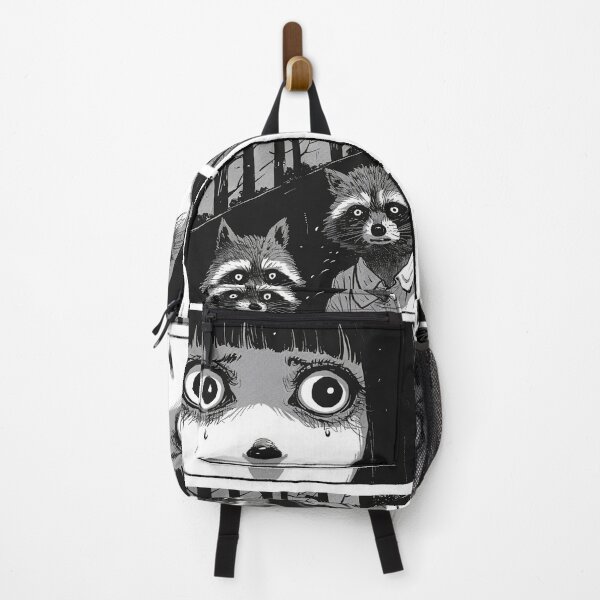 Item preview, Raccoonized - black and white horror manga anime girl designed and sold by ForsakenFrames.