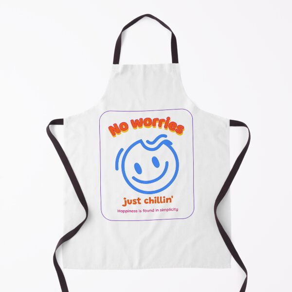 Item preview, No worries, just chillin'. Happiness is found in simplicity designed and sold by BeRareYouClub.