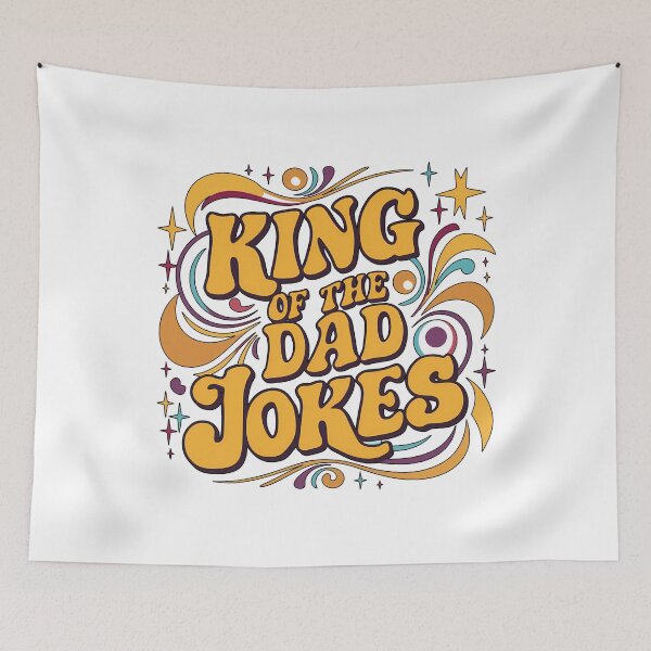 Item preview, King of the dad jokes designed and sold by CALIMASHIRTS.