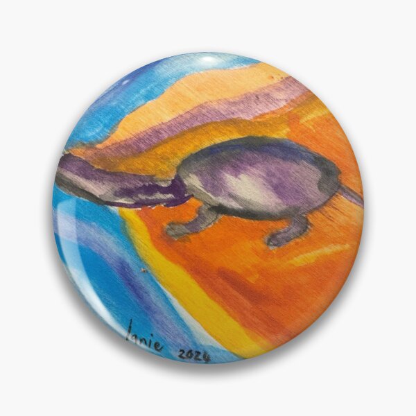 Item preview, Oblong Turtle designed and sold by ChitteringArt.
