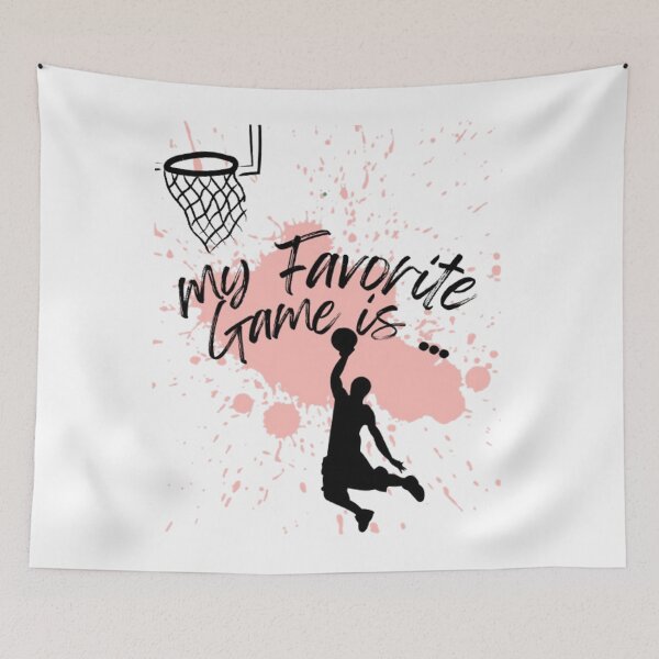 Artikelvorschau, Mein Lieblingsspiel ist BASKETBALL  entworfen und verkauft von Scouts4ever.