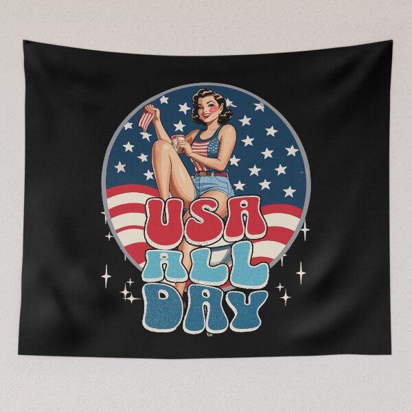 Item preview, Retro Vintage Design Ready To Mingle 4th Of July designed and sold by LuminOrb.