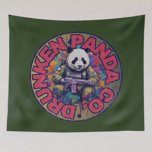 Item preview, Drunken Panda Co. designed and sold by pUNKnown.