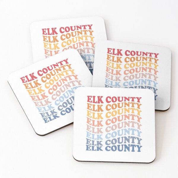 Item preview, Elk County Groovy Retro Sunset Nature designed and sold by dbreeze10.