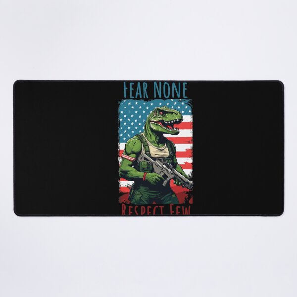 Item preview, Fear None Respect Few Proud Usa Dinosaur designed and sold by LuminOrb.