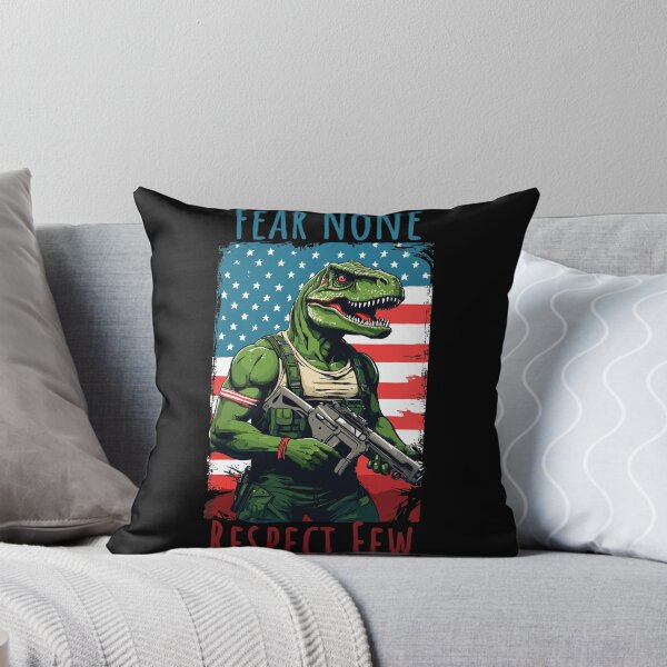 Item preview, Fear None Respect Few Proud Usa Dinosaur designed and sold by LuminOrb.