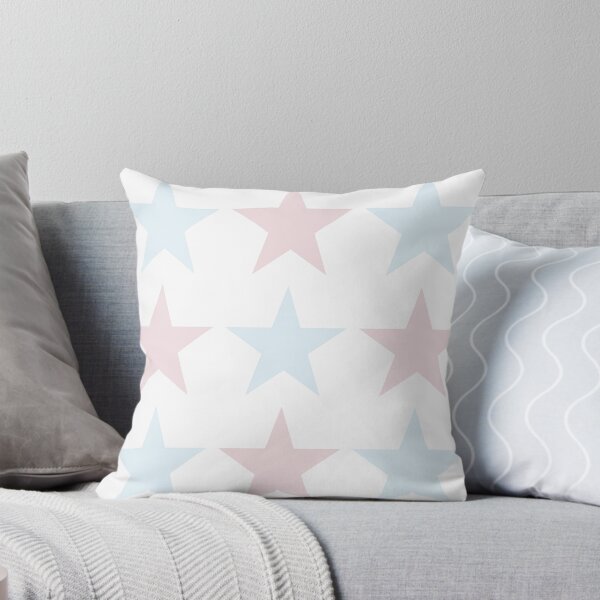 Item preview, Large PALE BLUE, PALE PINK and WHITE STARS designed and sold by RachelMacht.