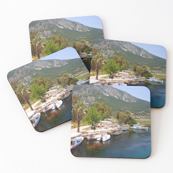 Item preview, Fishing Boats on The River Azmak Akyaka Turkiye  designed and sold by taiche.