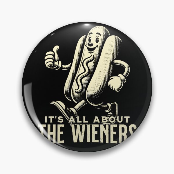 Artikelvorschau, All About Wieners Funny Hotdog Design entworfen und verkauft von LuminOrb.