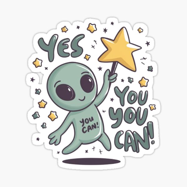 Artikel-Vorschau von Sagen Sie Ja zum Erfolg mit dem „Yes You Can“-T-Shirt, designt und verkauft von BeInStore (BIS).